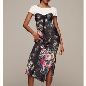 ANTHROPOLOGIE➕NWT Twofer Midi Slip Dress